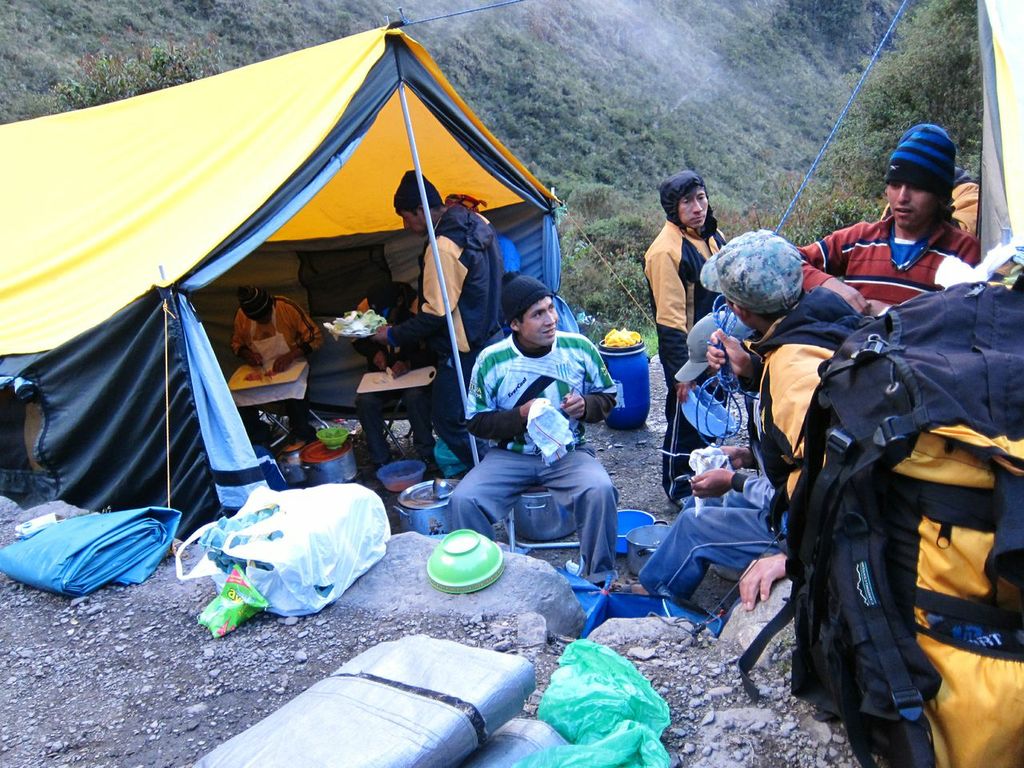 Kitchen tent